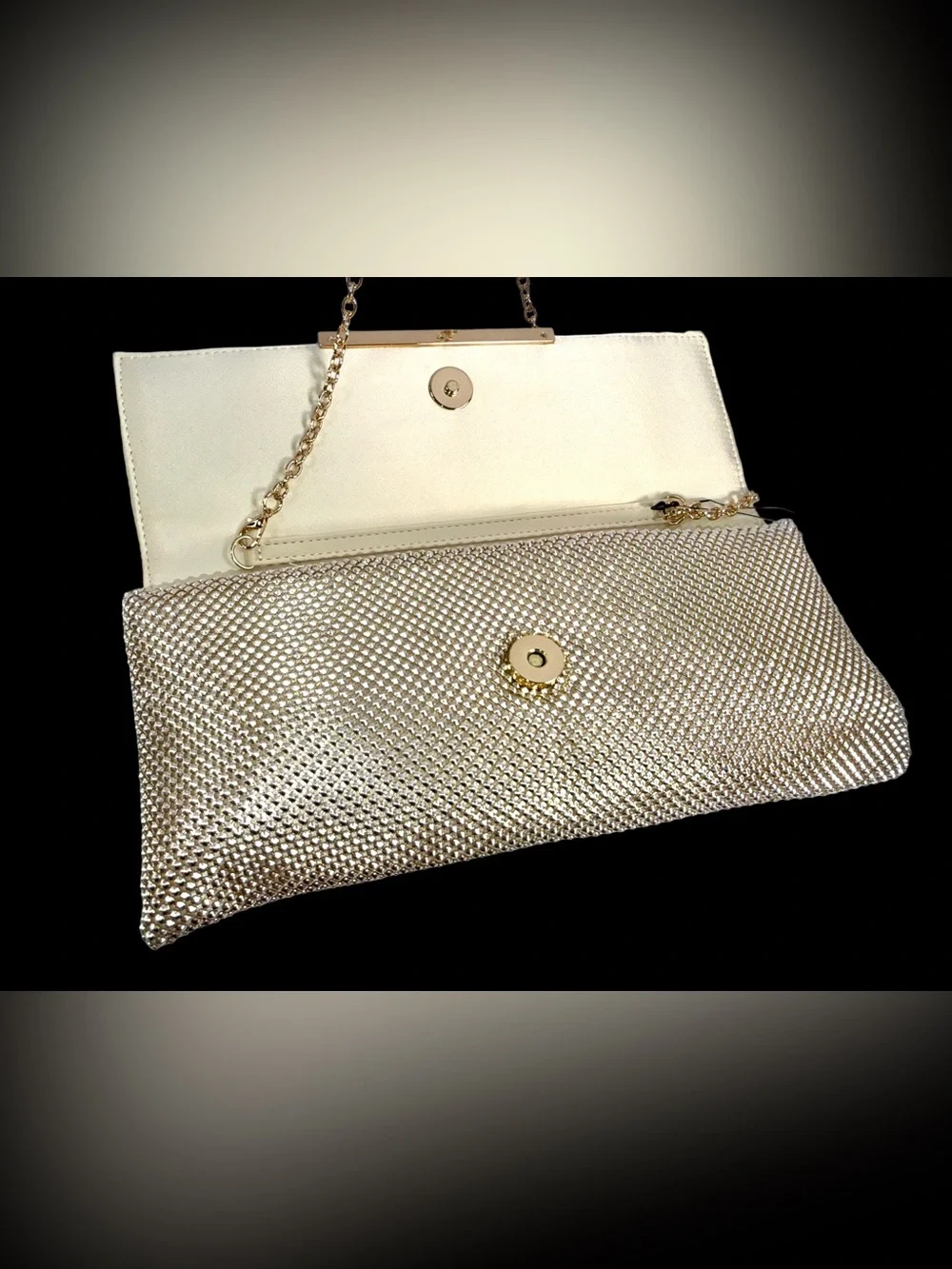 INC International Concepts shimmering mesh